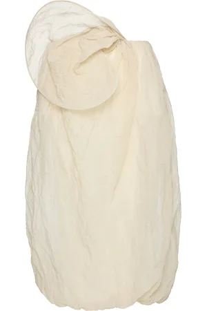 MAGDA BUTRYM Puffed Cotton Knee-Length Skirt