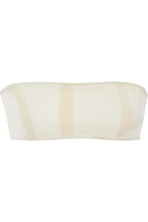 Totême Monogram Strapless Bikini Top