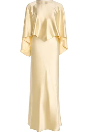 ADAM LIPPES Larys Convertible Silk-Charmeuse Maxi Dress