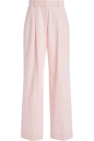Totême Cotton Straight-Leg Pants
