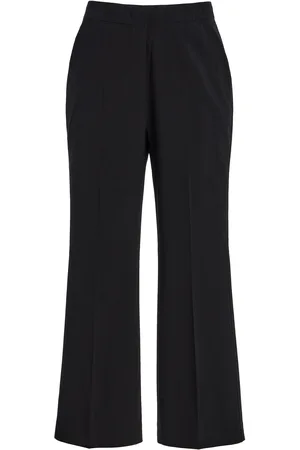 CO Wool Cropped Cigarette Trousers