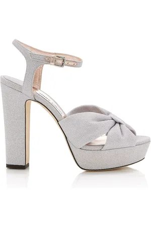 Jimmy Choo Heloise Glittered Platform Sandals