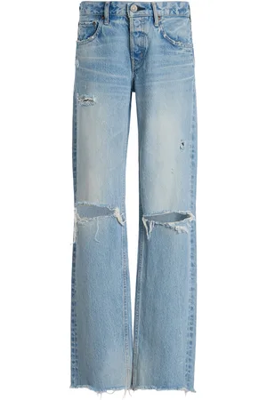 Moussy Odessa Rigid Low-Rise Straight-Leg Jeans