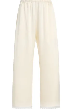 Leset Barb Cropped Lace Pants