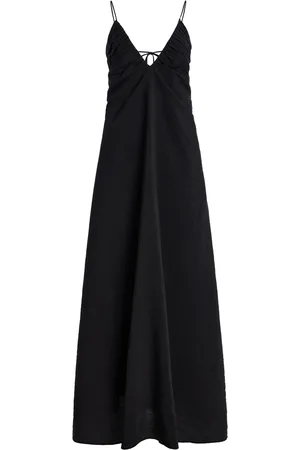 Rohe Hammered-Silk Maxi Dress