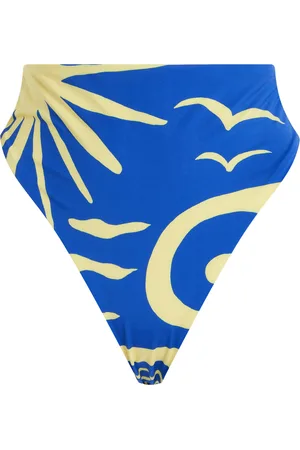 Cala De La Cruz Lulu High-Waisted Bikini Bottom