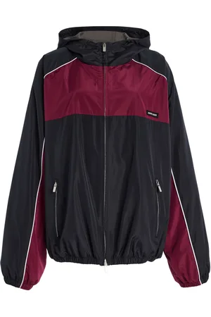 Miu Miu Recycled Nylon Windbreaker Jacket