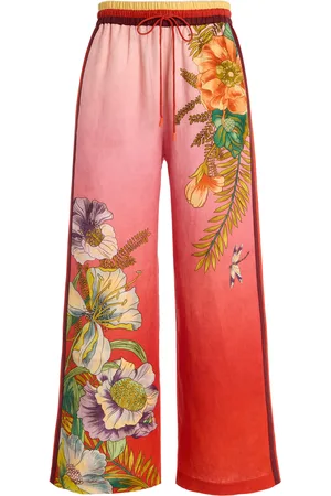ALÉMAIS Inez Ombré Linen Wide-Leg Pants