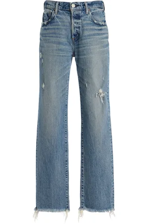 Moussy Massepequa Stretch Straight-Leg Jeans
