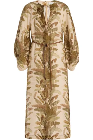 ZIMMERMANN Ascension Linen Tunic Midi Dress