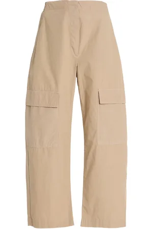 Leset Kyoto Cotton Barrel-Leg Cargo Pants