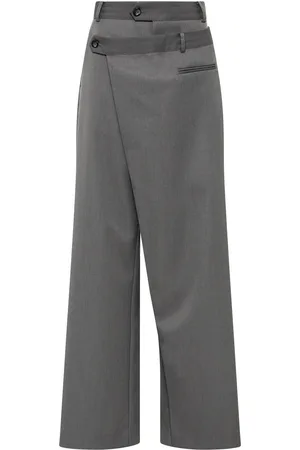 St Agni Deconstructed Waist Wool-Blend Pants