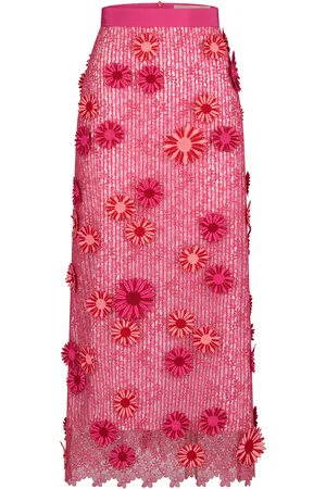 Silvia Tcherassi Uma Embellished Midi Skirt