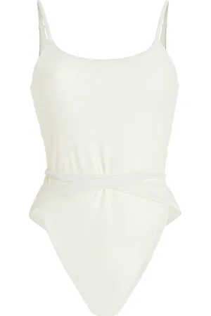 Mare Perpetua Essential Tie-Detailed Open Back One-Piece Swimsuit