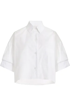 TWP Next Ex Cropped Cotton Shirt