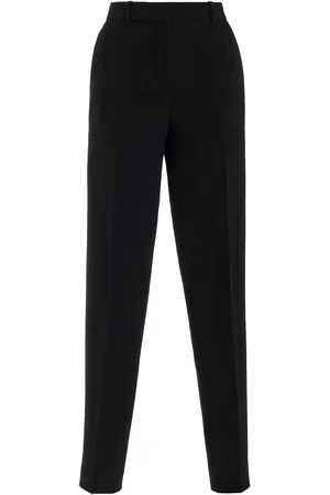 VERSACE Stretch-Wool Straight-Leg Trousers