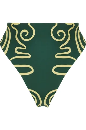 Cala De La Cruz Lulu High-Waisted Bikini Bottom
