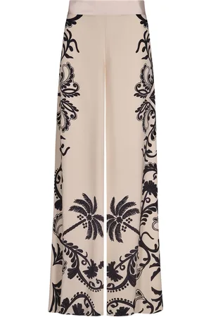 JOHANNA ORTIZ Musical Silk Wide-Leg Pants