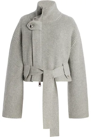 BRANDON MAXWELL The Neal Belted Cashmere Sweater