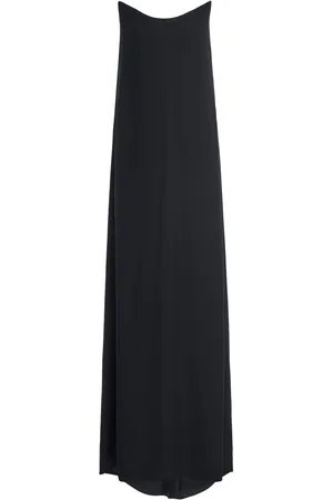 DEL CORE Strapless Crepe Gown