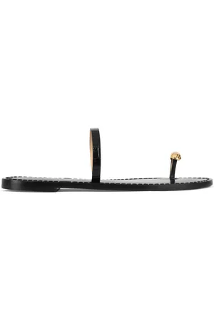 AMANU Kibera 24K Gold-Plated Leather Sandals