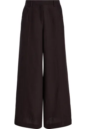 TWP Dees Mid-Rise Linen Wide-Leg Pants
