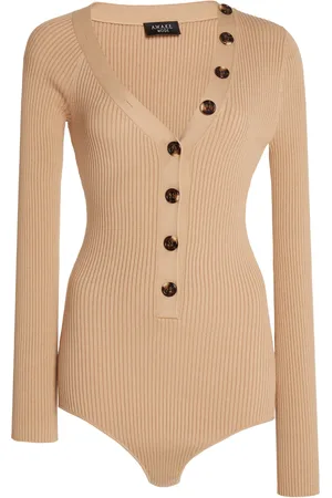 A.W.A.K.E. MODE Ribbed-Knit Body Suit