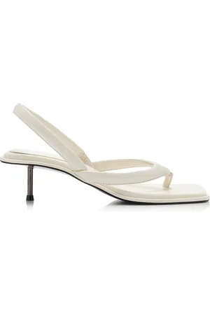 St Agni Leather Slingback Thong Sandals