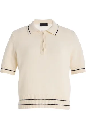 NILI LOTAN Carline Cashmere Polo Sweater
