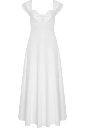 Cult Gaia Magnolia Cotton-Blend Maxi Dress