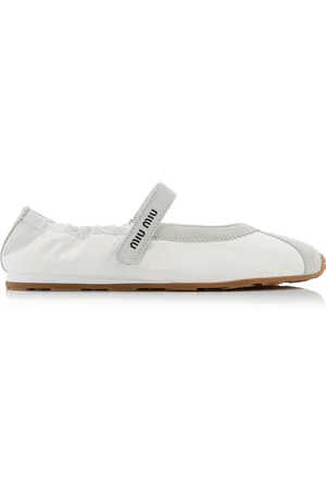 Miu Miu Suede-Trimmed Nylon Sneakers