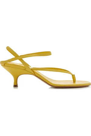 Gia Borghini X The Grandquist Leather Thong Sandals