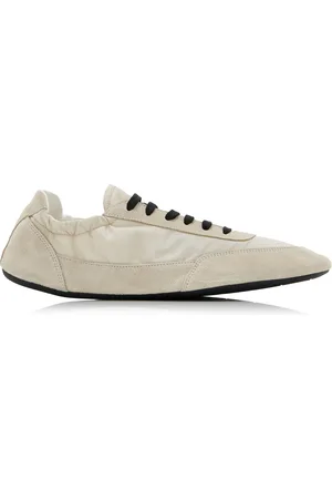Prada Collapse Re-Nylon and Suede Sneakers