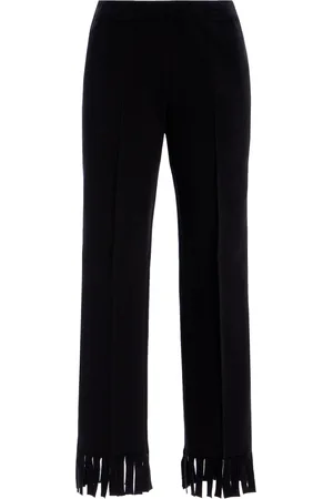 High Louise Fringed Cotton-Blend Pants