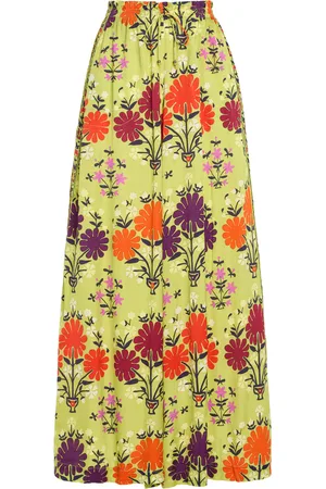BOTEH Eden Printed Twill Wide-Leg Pant