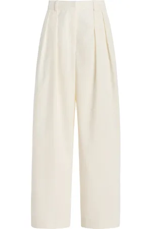 The Frankie Shop Daytona Pleated Wool-Blend Trousers