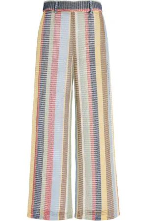 Staud Cora Striped Knit Pants