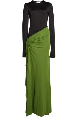 Victoria Beckham Ruched Jersey Gown