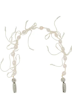 Ossa Pearl and Bow Wristlet Phone Strap