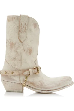 Golden Goose Wish Star Leather Western Boots