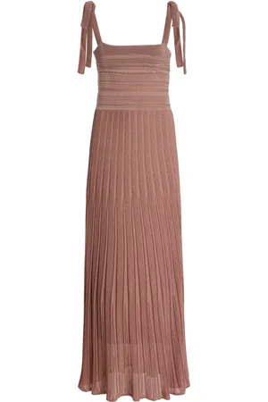 ZIMMERMANN Lucky Metallic-Knit Maxi Dress