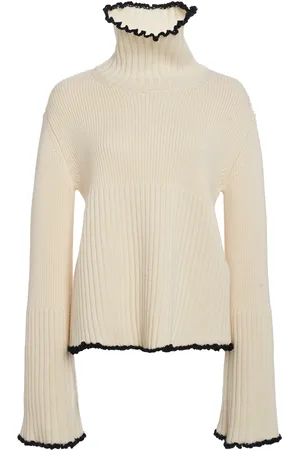 Jil Sander Ribbed-Knit Wool-Blend Sweater