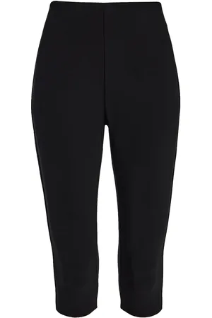 Birrot Exclusive Lay2 Bonded-Crepe Capri Pants