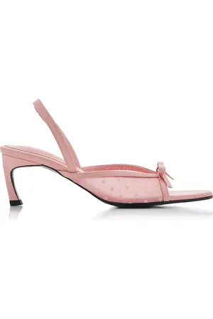Reike Nen Exclusive Riviera Nabi Polka-Dot Mesh Slingback Sandals