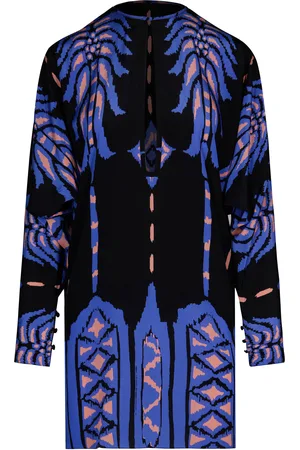 JOHANNA ORTIZ Shenandoah Printed Silk Tunic Top