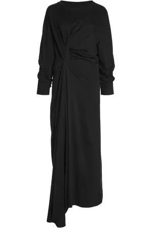 A.W.A.K.E. MODE Twisted Organic Cotton Jersey Maxi Dress