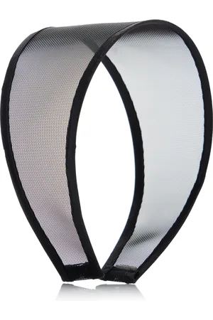 LELET NY Giselle Satin-Trimmed Mesh Headband