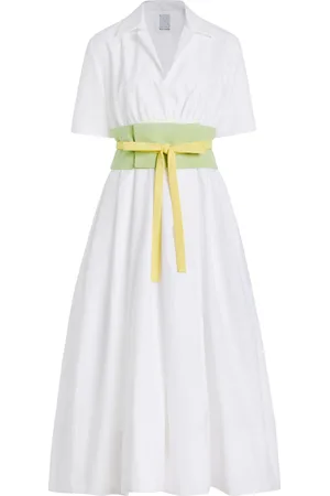 Rosie Assoulin Exclusive Obi Cotton-Poplin Midi Shirt Dress