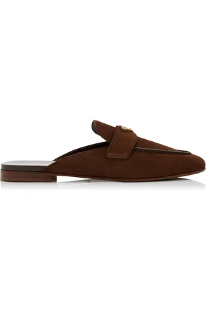 Prada Suede Loafer Mules