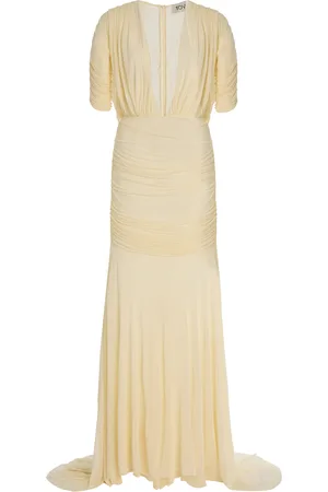 TOVE Devi Gathered Jersey Gown